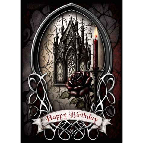 geburtstagsgrüße gothic|gothic birthday stickers.